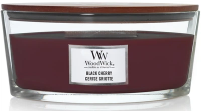 Ароматическая свеча в стекле Woodwick Ellipse Black Cherry 453 г (76100E)