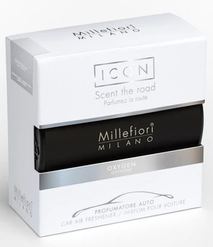 Автомобильный ароматизатор ICON "Classic" Black - Oxygen Millefiori Milano (17CARBK)