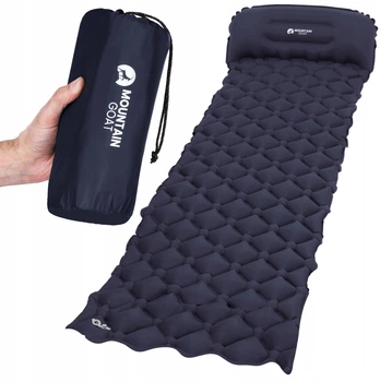 Коврик (каримат) надувной Mountain Goat 190 x 58 x 5 см Navy Blue (P-5905973400893)