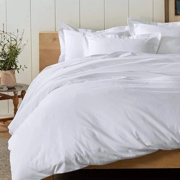 Комплект постільної білизни MERISET 120090281 Сімейний на резинці Ранфорс Білий