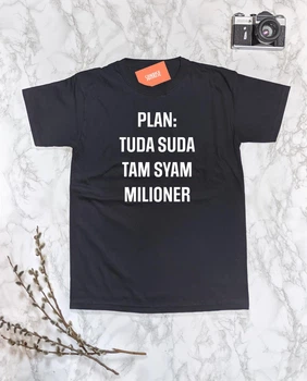Футболка мужская "Plan: Tuda Suda Tam Syam Milioner" L