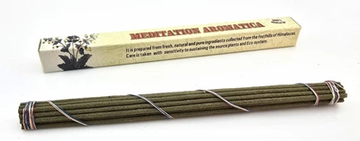 Тибетские аромапалочки «Meditation Aromatica» 20 см, 20 шт, натуральные из Гималаев 27514K