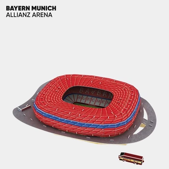 3D пазл стадіон (конструктор стадіон) Bayern Munich (Allianz Arena) з підсвічуванням