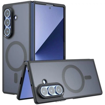 Защитный чехол Deexe Matte Skin with MagSafe (FF) для Samsung Galaxy Fold 7 - Black
