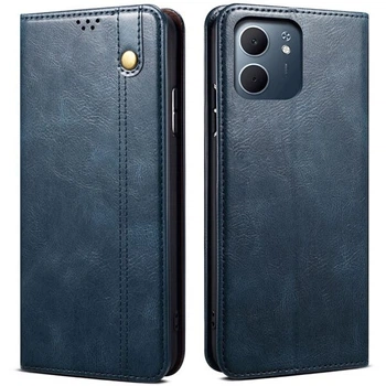 Чехол-книжка с кармашками UniCase Leather Wallet для OPPO A5x - Blue