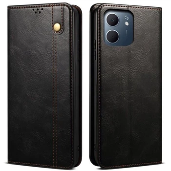 Чехол-книжка с кармашками UniCase Leather Wallet для OPPO A5x - Black