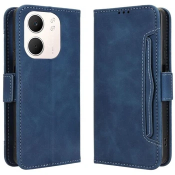 Чехол-книжка с кармашками Deexe Wallet Stand для OPPO A5x - Blue