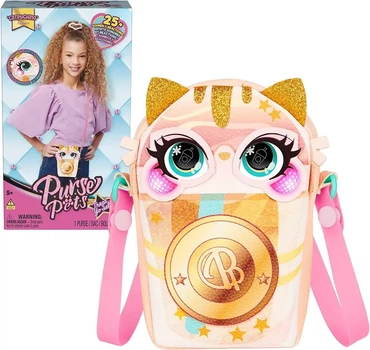 Интерактивная сумочка на пояс со светом Spin Master Purse Pets Кошка Catpuchino (6065785)