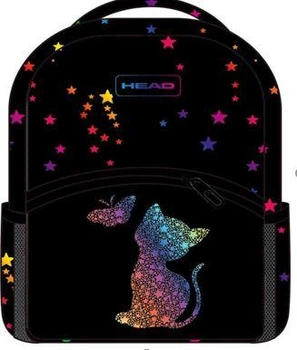 Рюкзак Школярик HEAD AB300 RAINBOW KITTY 502025034 с золотистым эффектом (5901137232881)