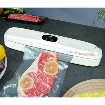 Вакуумный упаковщик для пищевых продуктов с дисплеем 33×8×6 см