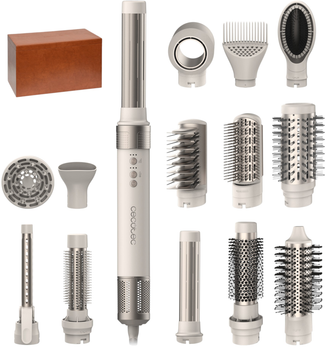 Стайлер Cecotec Bamba CeramicCare 14in1 AirGlam Champagne (00252)