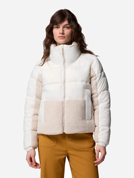 Куртка зимова коротка жіноча Columbia Omni-Shield Leadbetter Point Ii Sherpa Hybrid 2085601CLB-125 M Біла (0990059962391_0198711236570)