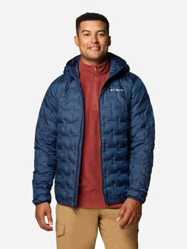 Пуховик чоловічий Columbia Omni-Heat Reflective Heat Seal Omni-Shield Delta Ridge Ii Down Hooded Jacket 2086221CLB-464 M Темно-синій (0990054797714_0195981428308)