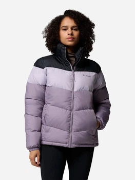 Куртка зимова коротка жіноча Columbia Omni-Shield Puffect II Colourblock Puffer Jacket 2088481CLB-554 L Бузкова (0990059965279_0198711004810)