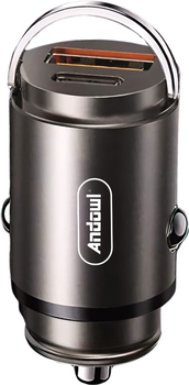 Автомобільний зарядний пристрій Andowl 50W USB Quick Charge 3.0 + Type C Power Delivery (Q-DC310)