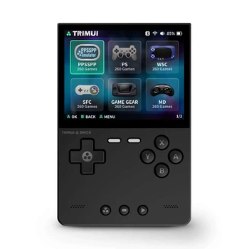 Приставка игровая консоль TRIMUI Brick 64 GB Black (~5000 игр)