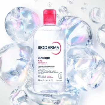 Мицеллярная вода для чувствительной кожи склонной к покраснениям Bioderma Sensibio H2O Micellaire Solution 500 мл