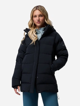 Пуховик зимовий жіночий Columbia Omni-Shield Amaze Puff Mid Hooded Jacket 2133701CLB-010 S Чорний (0990059980678_0198711139796)