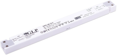 Блок живлення GLP plastic case, slim PSU: 12В/5A, CВ, GTPC-60-12-S (5901885200040)