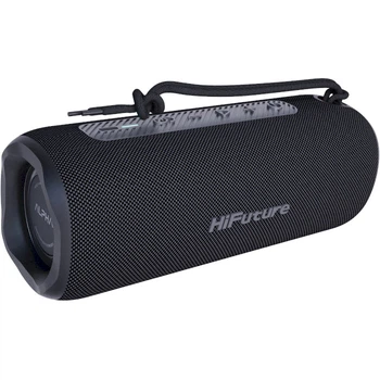 Черная колонка 20W, автономность 4000mAh, Bluetooth 5.3 — alpha.black