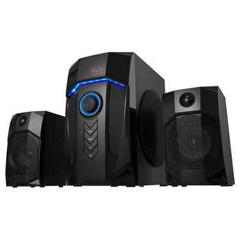 Акустическая система Golden Field LA-027M BT 2.1, 38 Вт, Bluetooth, USB, черная