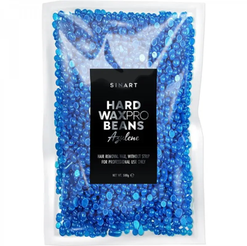 Віск для депіляції HARD WAXPRO BEANS AZULENE SINART 500 g