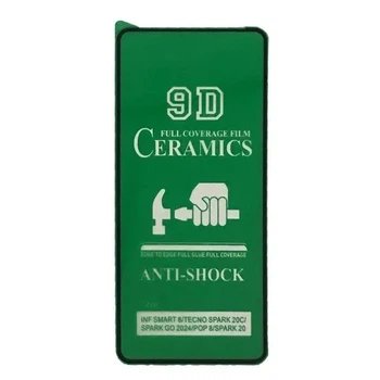 Захисне скло CERAMIC для Motorola G04/G04S/G22/G24 4G/G24 POWER/E14/E32 чорне тех. пак.