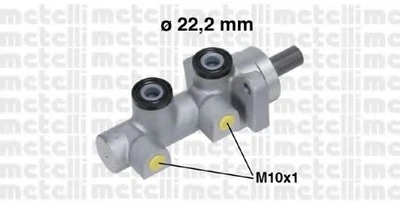 Циліндр гальмівний головний Metelli (050722)
