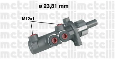 Главный тормозной цилиндр Metelli (05-0280)
