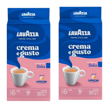 Набір Кава Мелена 2шт Lavazza Crema e Gusto Dolce 250g