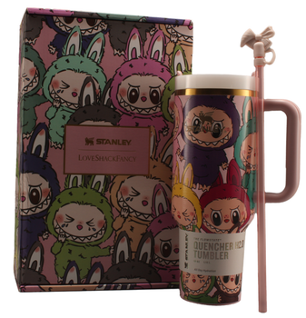Термос термокружка Stanley Quencher H2.0 Tumbler из нержавеющей стали Labubu Colorful 1,18 л KT6007868