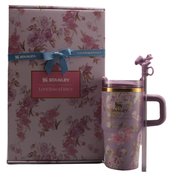 Термос термочашка Stanley Quencher H2.0 Tumbler з нержавіючої сталі Happy Thoughts 0,59 л KT6007865