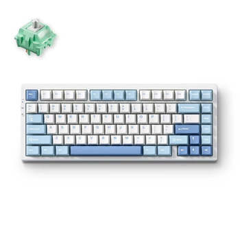 Клавиатура беспроводная MCHOSE G75 Pro 2.4G Wireless BT Blue and White