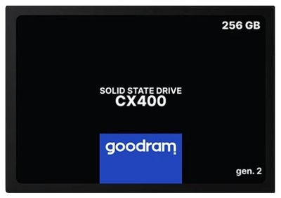 Твердотільний накопичувач SSD 256Gb, Goodram CX400 (Gen.2), SATA3, 2.5" (SSDPR-CX400-256-G2)