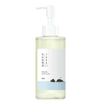 Гидрофильное очищающее масло для лица Round Lab 1025 Dokdo Cleansing Oil 200 мл, глубокое очищение, демакияж и увлажнение кожи