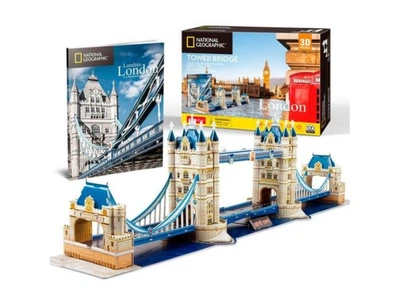 3D пазл National Geographic Тауэрский мост, CubicFun, 120 эл., DS0978h
