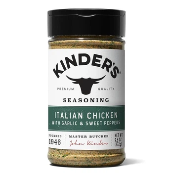 Приправа Kinder's Italian Chicken з часником і солодким перцем для курки 272 г