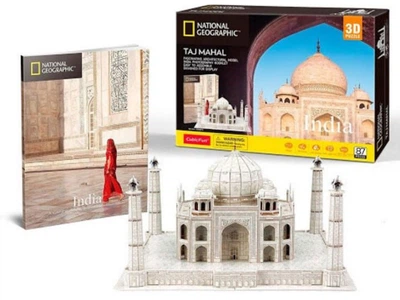 3D пазл National Geographic Тадж-Махал, CubicFun, 87 эл., DS0981h