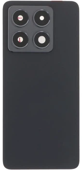 Задняя крышка Xiaomi 14T черная Titan Black + стекло камеры High Copy