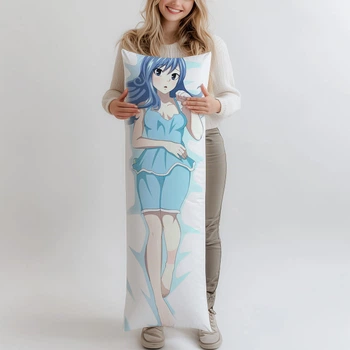 Дакимакура Джувия Дождия Хвост феи Fairy Tail, (подушка обнимашка) 150*50 см