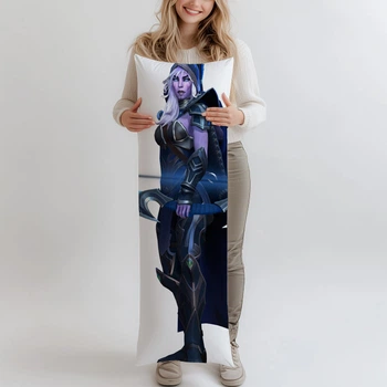 Дакимакура Drow Ranger (Dota 2), (подушка обнимашка) 120*40 см