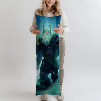 Дакимакура Wraith King (Dota 2), (подушка обнимашка) 120*40 см