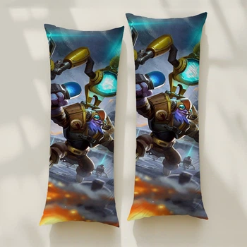 Мини Дакимакура Tinker (Dota 2), (подушка обнимашка) 60*20 см