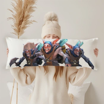 Дакимакура Meepo (Dota 2), (подушка обнимашка) 100*33 см