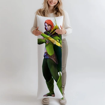 Дакимакура Windranger (Dota 2), (подушка обнимашка) 120*40 см