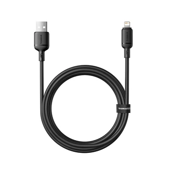 Кабель Baseus Lightning Silky Series Fast Charging Cable |2.4A, 2m| Black