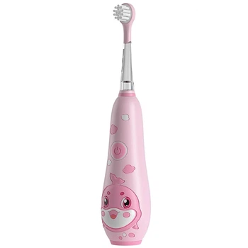 Дитяча електрична зубна щітка інтерактивна Seago SG-2139 Pink