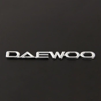 Емблема надпис Daewoo Хром Пластикна скотче (Завод)