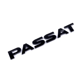 Емблема напис Passat для Volkswagen (2002-2020г) Чорний Глянець 190х23 мм на скотчі (Завод)
