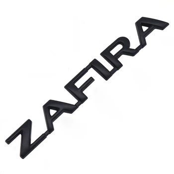 Емблема напис ZAFIRA Зафіра 145х18 мм Чорна (Завод)